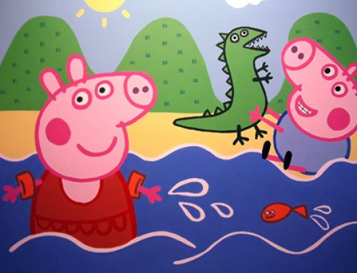 Peppa Pig and George