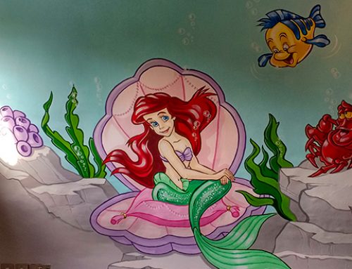 Ariel and Ursula Mural