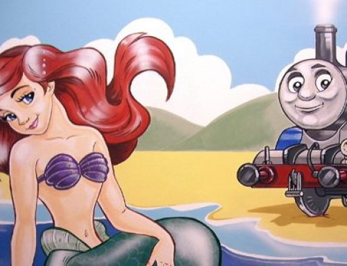 Ariel and Thomas Mural