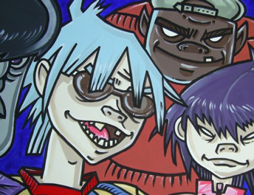 The Gorillaz Mural